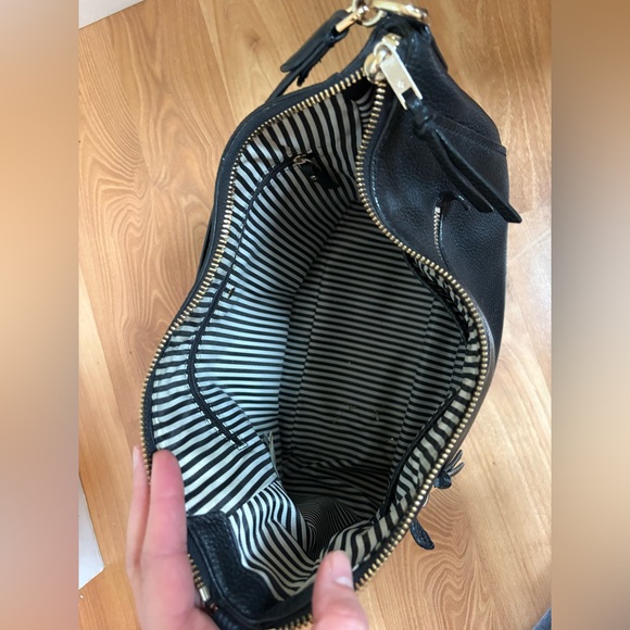 Kate Spade New York Jackson Street Quincy black pebbled leather hobo bag - Picture 7 of 8